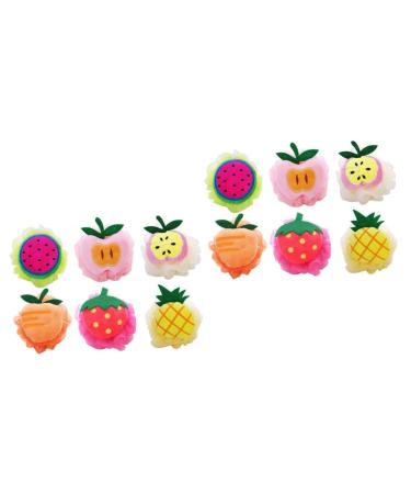 Angoily 8 Pcs Bath Ball Mesh Sponge Mesh Pouf Shower Ball Bath Wipe Modeling 1 Count (Pack of 1)