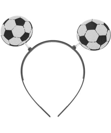 Beaupretty Football Headband Sports Headband Soccer Ball Head Bopper Football Hairband Cheer up Headband for Boys and Girls White 1 - Buy Online on GoSupps.com