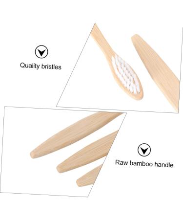 Buy FRCOLOR 30 Pcs Bamboo Toothbrush Set - Eco-Friendly Natural Bamboo Handles & Charcoal Bristles for Oral Care | Sustainable Travel Toothbrushes - Buy Online on GoSupps.com
