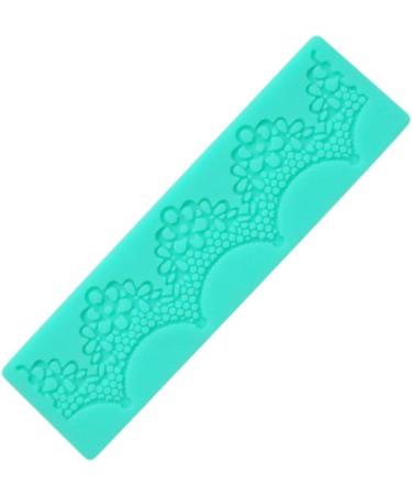HOMSFOU 4 Pcs Cakesicles Mold De para Gelatinas Silicone Molds Cake Mold Cake Toppers Cake Decorations Fondant Molds DIY Mould Silicone Baking Mold 3D Fringe Lace 17.5X4.8CMx2pcs Greenx2pcs - Buy Online on GoSupps.com