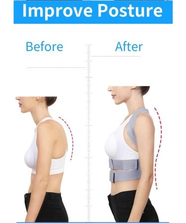 DFHBFG Adjustable Back Brace Support Belt - Posture Corrector for Lumbar & Shoulder | Improve Posture with Comfort - Buy Online on GoSupps.com