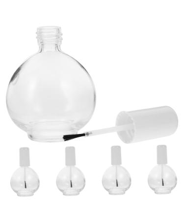 SOESFOUFU Set Of 75ml Refillable Glass Bottles Brushes For Hair Salon