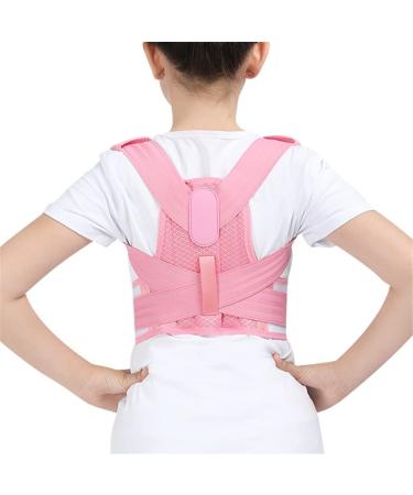 Adjustable Posture Corrector Back Support Belt Orthopedic Corset for Spine Back Lumbar Shoulder Braces (Color : Pink Size : L Code) Feito na China Full moon lofty ambition