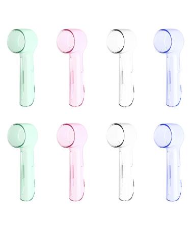 8 PCS Electric Toothbrush Head Covers for Oral B Toothbrush Head Multicolor 8 Pcs Compatible With Oral-b Round Brush Head