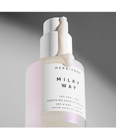 HERBIVORE Milky Way Exfoliating Serum 10% AHA | Vegan Cruelty-Free Glow Formula with Ceramides & Hyaluronic Acid | International Shipping 30mL - Buy Online on GoSupps.com