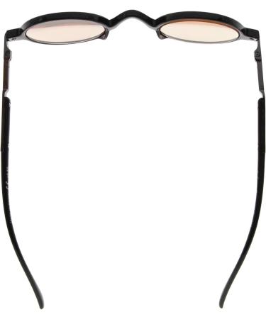 Eyekepper Anti UV Round Reading Glasses - Vintage Professor Oval Readers (Black +1.50) - International Shipping Available - Buy Online on GoSupps.com