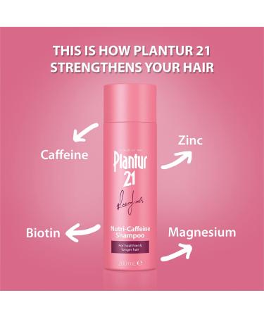 Plantur 21 Longhair Nutri-Caffeine Shampoo - 6.76 fl oz - Keratin, Biotin, Strengthen & Nourish - Buy Online on GoSupps.com