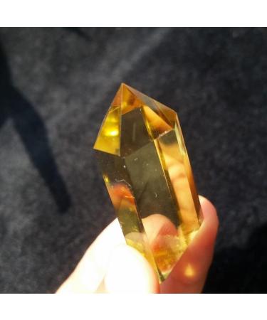 Natural Crystal Rough 4pcs Natural Citrine Quartz Crystal Transparent Point - Buy Online on GoSupps.com