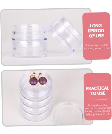 DOITOOL 3 Sets Eye Cream Box Leak Proof Travel Containers Travel Lotion Jars Container with Lid Round Beads Sample Travel Containers Lip Scrub Container Plastic Storage Bottle Cosmetic - Buy Online on GoSupps.com