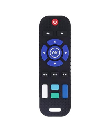 Silicone TV Control Teething Toy for Babies - Educational & Safe Cartoon Texture - Black - Buy Online on GoSupps.com