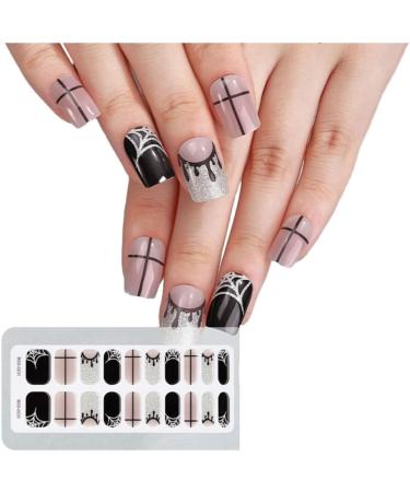 Stylish Semi-Cured Gel Nail Strips Quality Manicure Stickers Nails Art Decoration Suitable for Nail Enthusiasts Bss0230 - Buy Online on GoSupps.com