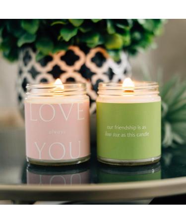 Fontana Candle Company Low Toxic Friendship Candle | Celebration Collection | 9 oz Beeswax & Coconut Oil | Pure Essential Oils | Non-Toxic Clean Burn - Buy Online on GoSupps.com