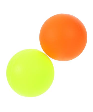 Fomiyes 4 pieces myofascial ball foot massage balls Massage devices for feet ice hockey trigger point balls foot massage device Fascia-release balls Mobility ball yoga-ball red shoulder and neck mediumx2PCs such as shown