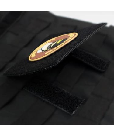 ROCOTACTICAL Hook and Loop Tactical Patches Board - 4x4 inches, 2 Pack in Black - Buy Online on GoSupps.com