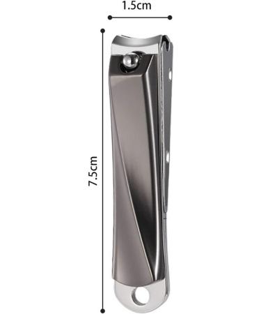 SVAASA Nail Clippers Foldable Portable Stainless Steel Nail Toe Cutter Trimmer Scissor Anti-Nail Splash Bevel Cut Design Manicure Pedicure Tools - Buy Online on GoSupps.com