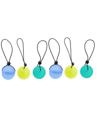Healvian toys 6 Stk Fingerkraft Trainer Fingers Training Griff Ball Fingers Trainer Toy Trainer Toy Stress Smofer Training Ball Ball for In Forecue Griff Ball Ball Squeezing 5.3*5.3cmx2Pcs as shown