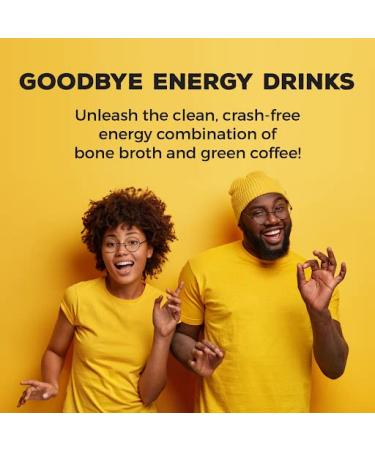 Bone Broth Cr me Brul e Flavored Coffee Alternative - 7 Packets, 12g Protein, 13g Collagen, Keto and Paleo Friendly - Buy Online on GoSupps.com