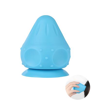 Dawri's trigger point presser fascia ball massage ball trigger point massager with suction cup fascia ball fitness foot massage massage ball massage balls for feet hands back legs muscle massage (blue)