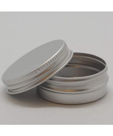 24pc Travel Cosmetic Jars Set - Silver Cream Jars with Lids | Premium 7 Size Containers for Creams & Beauty Products - Ideal for International Shipping - Buy Online on GoSupps.com