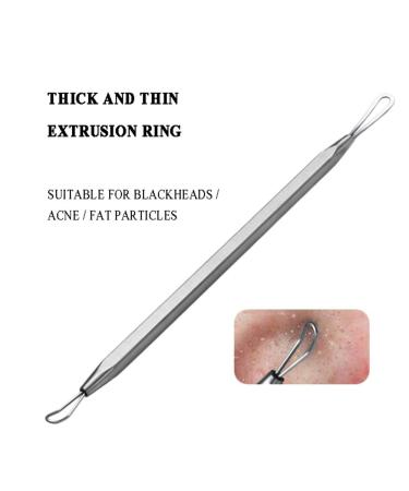 ROMANTIC BEAR 8pcs Acne Needle Set - Stainless Steel Comedo Extractor & Blemish Remover | Essential Skin Care Tool - Buy Online on GoSupps.com