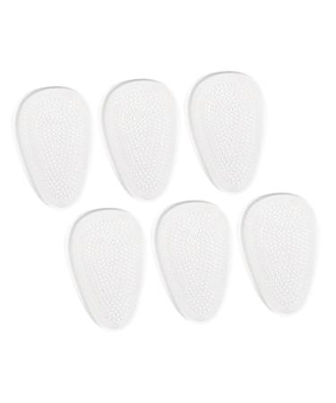 3 Pairs Shock-Absorbing Anti-Slip Mat Shoe Inserts Heel Cushion Heel Pads for Shoes Shoe Insoles Heel Inserts Adhesive Heel Pads Non-Skid Heel Pads Women's Gel Front Feet High Heel