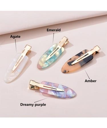 8 PCS No Bend Hair Clips for Women - Non-Crease Barrettes for Thin Hair - Fashion Gifts for Girls - Buy Online on GoSupps.com
