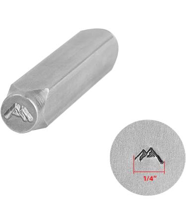 BESTNULE Metal Design Stamps Punch Tool - Mountain Peak 1 | Carbon Steel for Metal, Jewelry, Clay, Leather & Wood - Buy Online on GoSupps.com