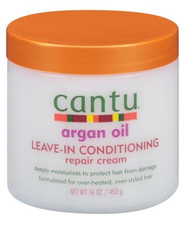 Cantu Argan Oil Leave-In Conditioning Repair Cream 16oz - Nourish & Repair | International Shipping Available - Buy Online on GoSupps.com