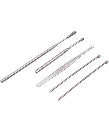 UINKE 5 Pcs Stainless Steel Ear Pick Set with Storage Box - Ear Curette Ear Wax Remover - Buy Online on GoSupps.com