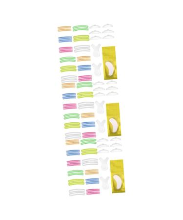 minkissy 3 Sets Eyelash Mat Suit Eyelashes Extension Kit Lash Tool Silicone Tool Eyelash Perm Silicone Pad Eyelash Curling Gasket Lash Lift Rods Eyelash Perming Pads Eyelash Grafting Pad