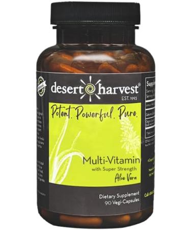 Desert Harvest Low-Acid Multi-Vitamin Supplement pH Balanced Formula Made Without B6 90 Capsules