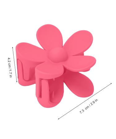 Durable Red Rose Flower Claw Clip - Big Hair Clip with Dual Locking Teeth for Girls & Women | International Shipping - Buy Online on GoSupps.com