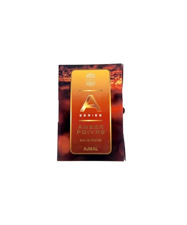 Ajmal Amber Poivre Eau De Parfum Vial Spray 1.5ml/0.05 Oz (Unisex) 0.05 Fl Oz (Pack of 1) - Buy Online on GoSupps.com