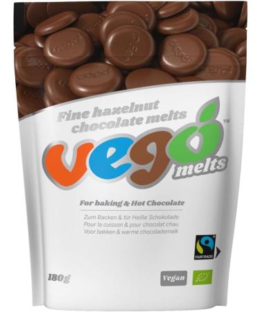  Vego Vego Organic Fine Hazelnut Chocolate Mix 2-Pack 180g - Buy Online on GoSupps.com
