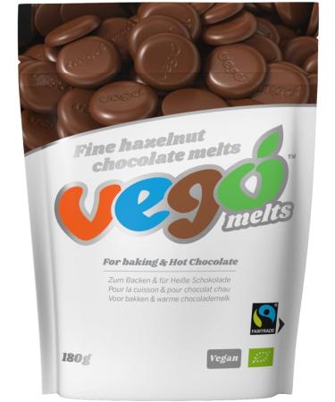 Vego Vego Organic Fine Hazelnut Chocolate Mix Pack of 6 (180g)
