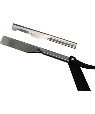Minkissy 2-in-1 Foldable Safe Razor for Men | Manual Hairdresser Shaver & Razor Blade Tool - Buy Online on GoSupps.com
