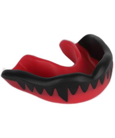 Buy Verdant Touch Athletic Mouthguard - Silicone Sports Dental Guard for Lacrosse Hockey & Boxing (Red/Black) - Buy Online on GoSupps.com