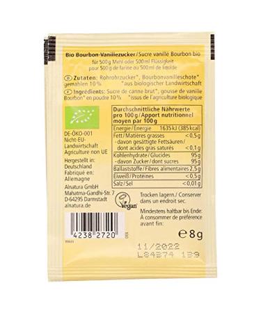 Buy Alnatura Bourbon Vanilla Sugar 3 x 8g - Premium Flavor for Baking & Desserts | International Shipping Available - Buy Online on GoSupps.com