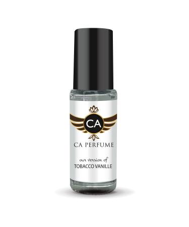 CA Perfume Impression of Tom F Tobacco Vanille For Men Replica Fragrance Body Oil Dupes Alcohol-Free Essential Aromatherapy Sample Travel Size Long Lasting Attar Roll-On 0.14 Fl Oz/4ml-X1