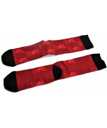 Liverpool All Over Adult Socks - Size 9-12 US | Official Merchandise - Buy Online on GoSupps.com
