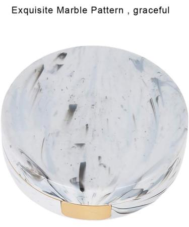 Portable Lens Case 4 Colors Soaking Lenses Case with Mirror Plastic Marble Pattern Eye Care Kit Container(#4) - Buy Online on GoSupps.com