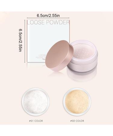 siduytin Loose Powder Makeup Transparent Face Matte Natural Environment Waterproof Long Lasting Portable Bag Cosmetic Women Type 1 - Buy Online on GoSupps.com