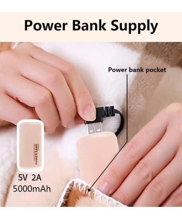 Buy Wireless Electric Blankets - Heated Blankets 170x70cm - Khaki Color - Cozy & Shipping Worldwide - Buy Online on GoSupps.com