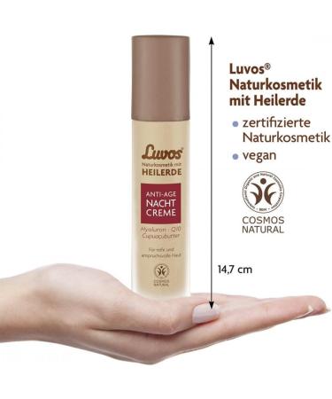 Luvo's Healing Earth Anti-Age Night Cream 50ml - Rejuvenate & Hydrate Your Skin - International Shipping Available - Buy Online on GoSupps.com