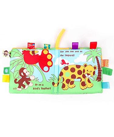 HanShe Baby Soft Cloth Book Set - High Contrast Crinkle Book 4 PCS for 0-6 Months | Educational Learning Toy for Infants | Fabric Baby Activity Book for Boys and Girls | Yellow - Buy Online on GoSupps.com