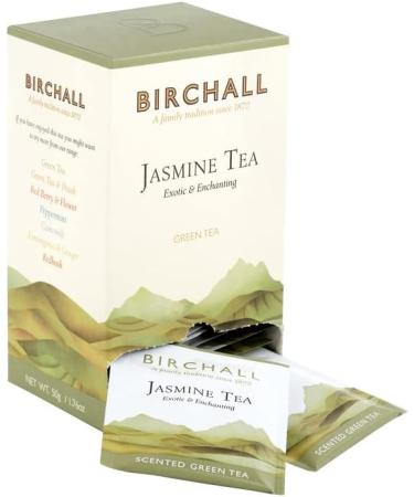 Birchall Tea Bags Jasmine Tea Gift Set Experience the Smooth & Refreshing Properties of Jasmine Tea - A Treat for Your Senses 6 Boxes of 25 Enveloped Plant-Based Tea Bags Jasmine Tea 150 Total - 25 Bags x 6 Boxes - Buy Online on GoSupps.com