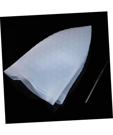 FRCOLOR 1 Piece Tool Hair Dyeing Hair Dye Highlight Cap Hair Highlighting Kit Salon Hair Cap Dyeing Colour Caps Silicone Cap Set Frosted Makeup Set - Buy Online on GoSupps.com