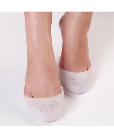 Ballet Dance Shoes Pads - 2 Pair Silicone Gel Toe Soft Pointe Insoles for Dancer Foot Care - Buy Online on GoSupps.com