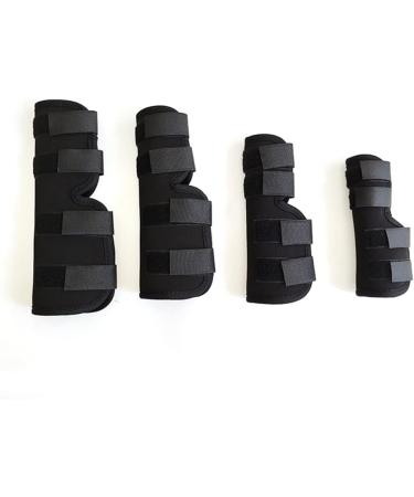 Dog Knee Brace 2 Pcs Canine Rear Hock Joint Brace Support Helps Relieve Injured Dislocated Patella Arthritis or Diseased Pet's Legs Dog Leg Braces for Back Leg|Black (M) - Buy Online on GoSupps.com