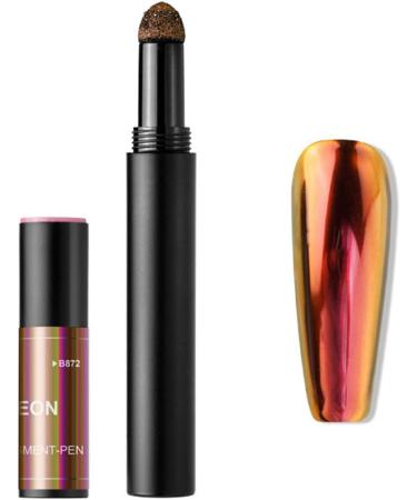 Roseflower 6 Sticks Air Cushion Chrome Powder Pencil - Holographic Nail Decoration for DIY Art | Shiny Metallic Mirror Effect Manicure Tool - Buy Online on GoSupps.com